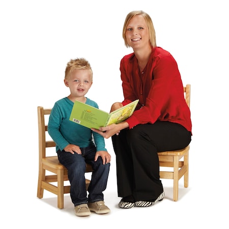 Jonti-Craft Instructors Ladderback Chair Pair, 12 in. Height 5982JC2